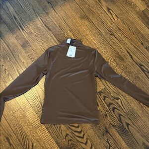 H&M Brown Long Sleeve Top
